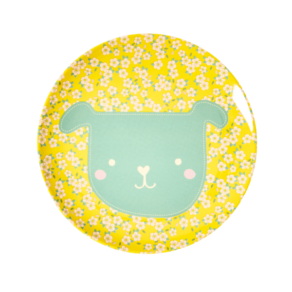 Rice, barnetallerken animalprint