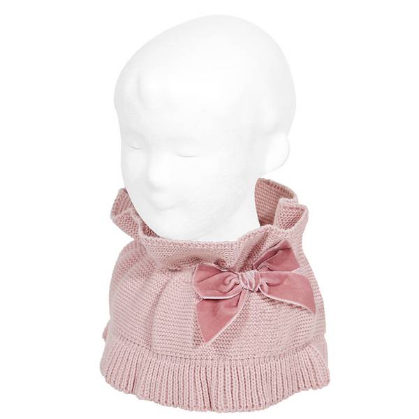 Cóndor hals med fløyelssløyfe, pale pink