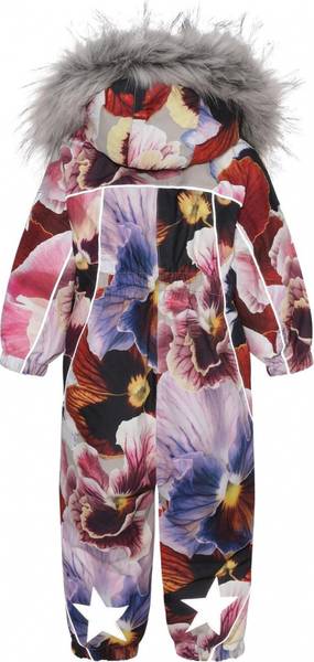  Molo vinterdress Pyxis fur giant floral