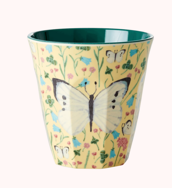 Rice, kopp sweet butterflyprint - creme