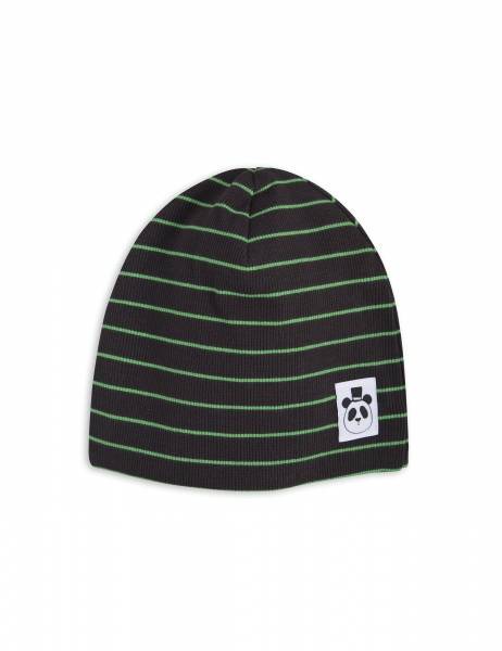Mini rodini, stripe rib beanie