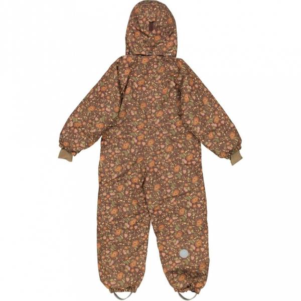 Wheat vinterdress Miko maroon flowers