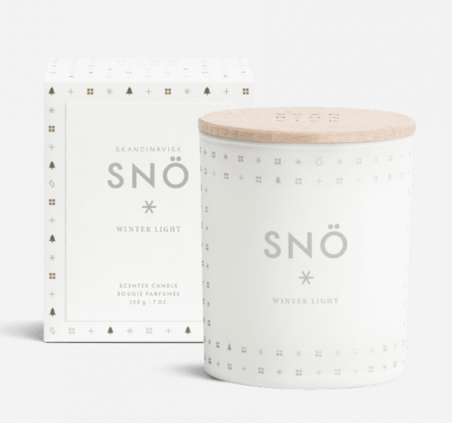 Skandinavisk, stort duftlys SN&Oslash;