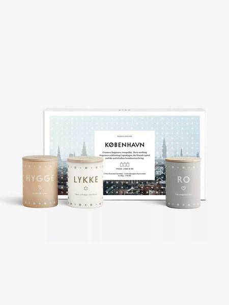 Skandinavisk, København gavesett, 3 duftlys