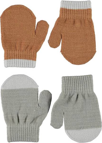 Molo Kenny, 2 par votter warm grey melange