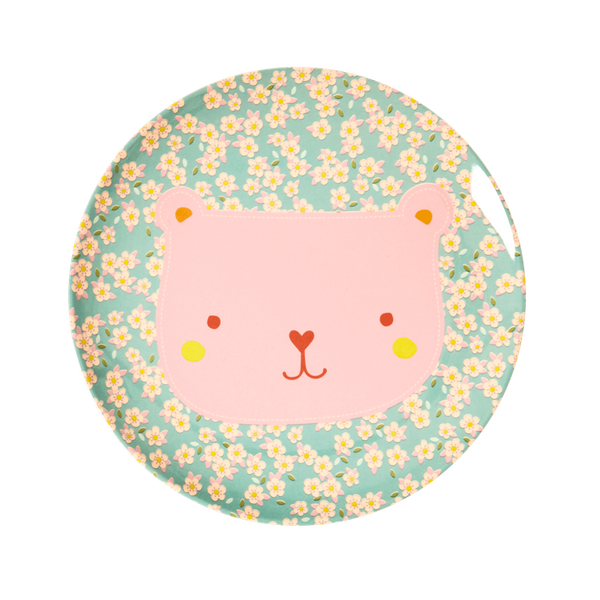 Rice, barnetallerken animalprint