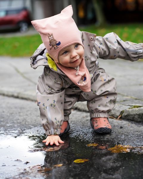 Kattnakken, babylue rosa blåbærtur, vendbar