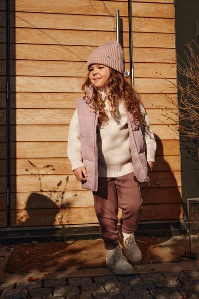 Gullkorn design,  Norefjell SL vest lavendelrosa