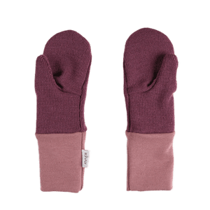 Hovedbilde Kivat, plomme votter i ull