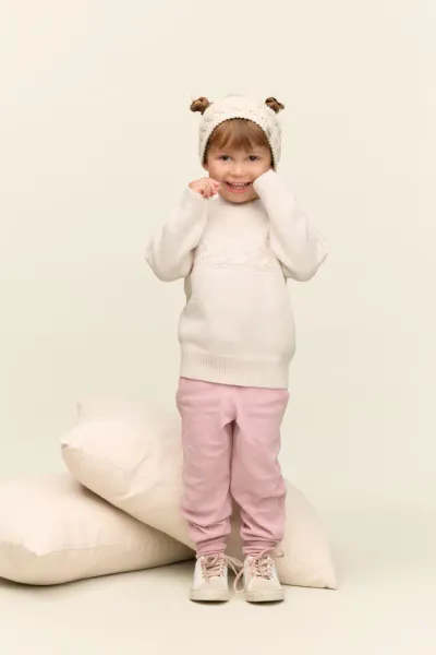 Gullkorn design, Leu ullgenser beige
